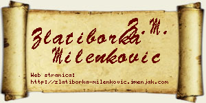 Zlatiborka Milenković vizit kartica